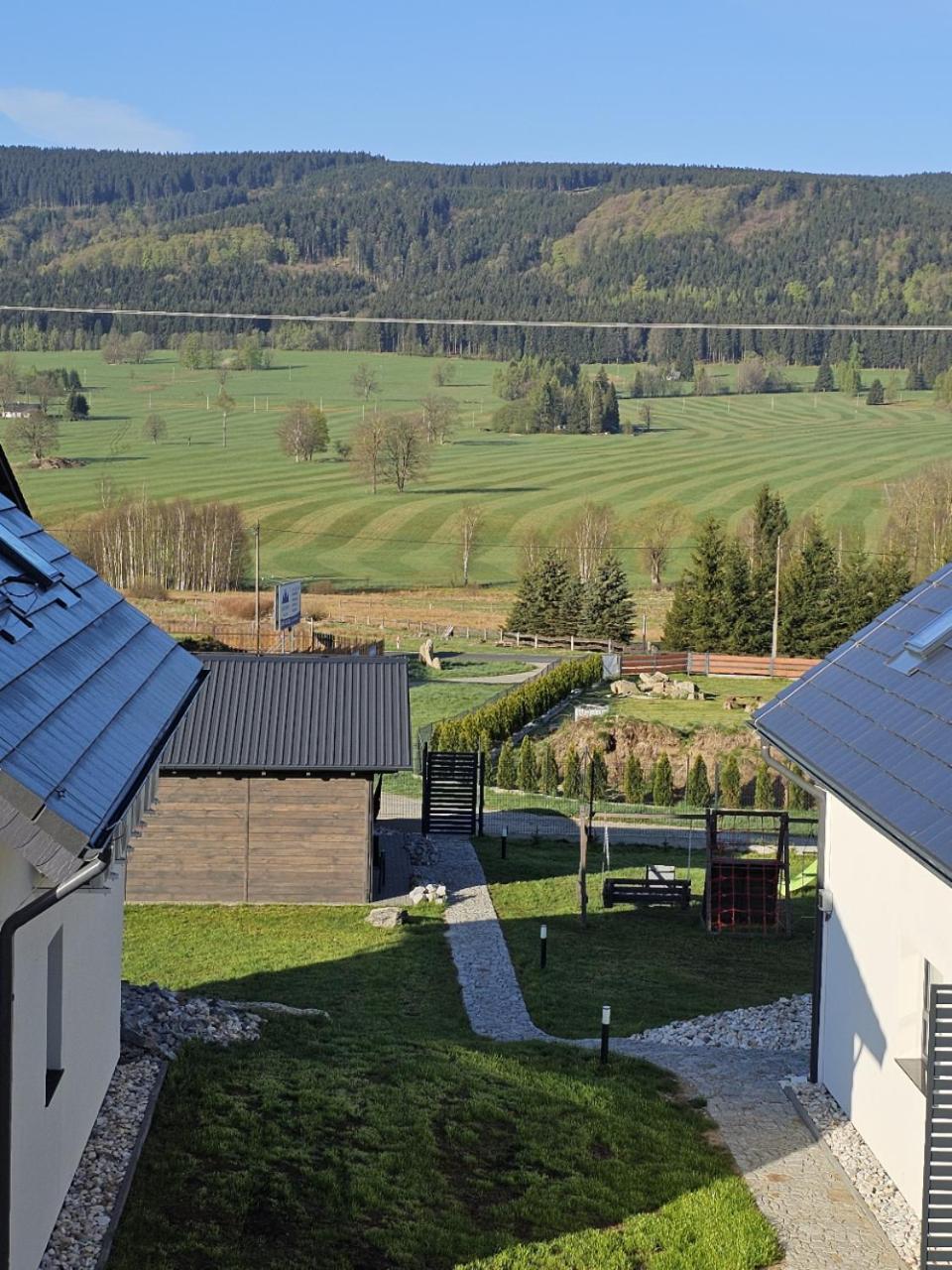 All Season Klimatyzowany Dom Przy Szlaku Z Prywatnym Tarasem I Widokiem Na Gory Orlickie - Sudety Sauna&Jacuzzi, Skalne Miasto Lasowka Exterior photo